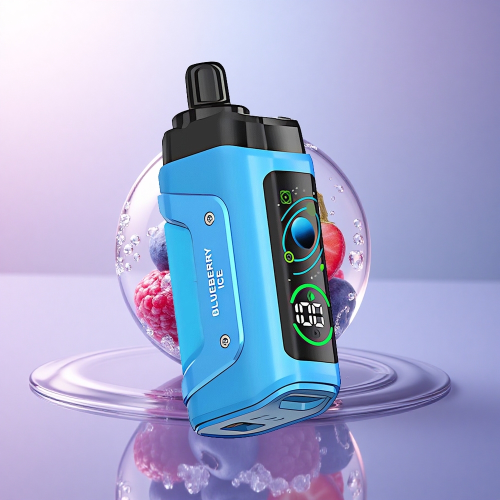 Razz Bar 45000 Puffs Blaubeereis mit 20 mg Nikotin und 650 mAh