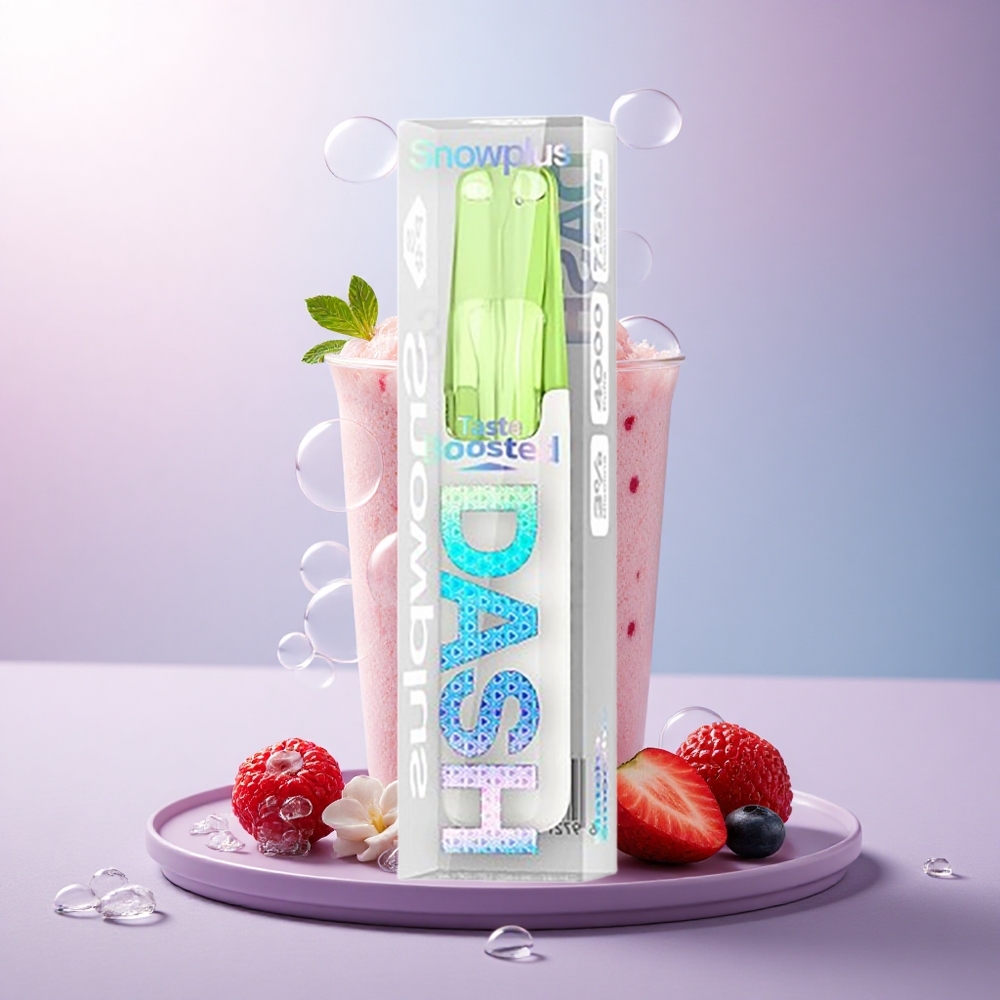 Snowplus Dash 4000 Puffs Matcha-Smoothie mit Keramik-Atomizer und 530 mAh