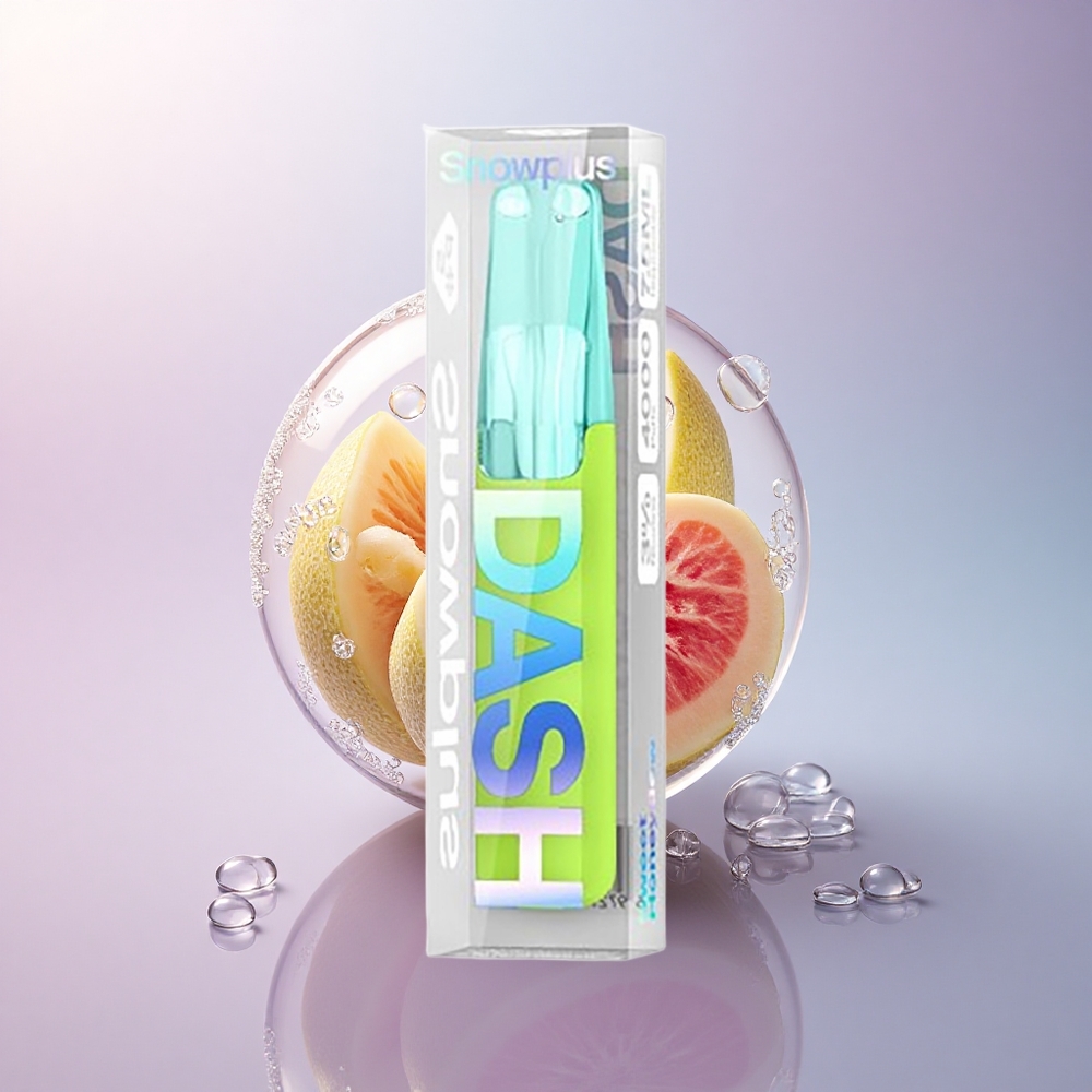 Snowplus Dash 4000 Puffs Süße Honigmelone mit Keramik-Atomizer und 530 mAh