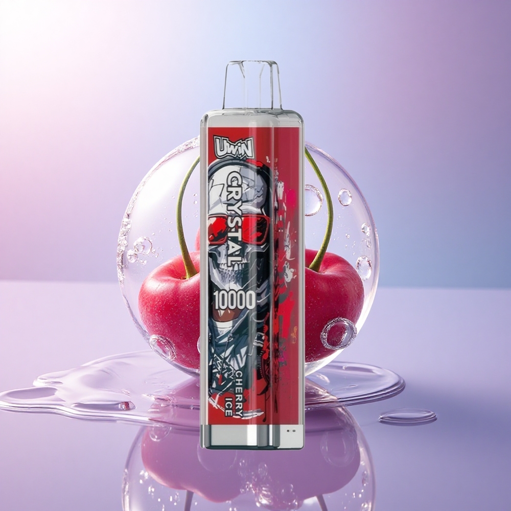 Uwin Crystal 10000 Puffs Kirsch-Eis RGB mit 5% Nikotin und 650mAh