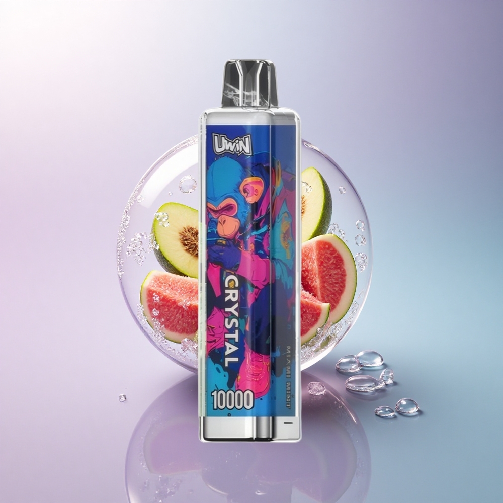 Uwin Crystal 10000 Puffs Miami Mint Lichtspiel mit 650mAh und 18ml E-Liquid