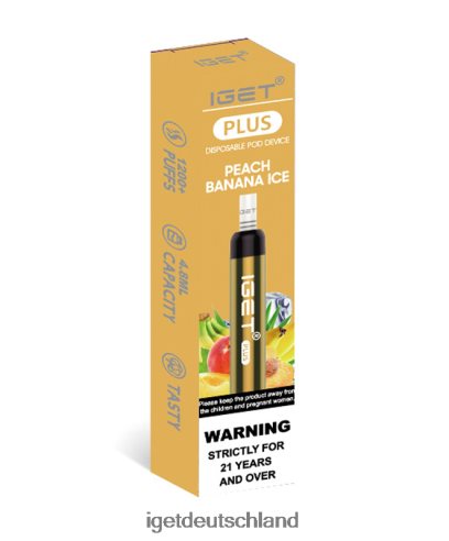 Iget Deutschland - iget plus 8DP2BJ36 Pfirsich-Bananen-Eis