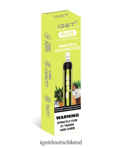 Iget Bar Germany - iget plus 8DP2BJ38 Ananas-Kokos-Eis