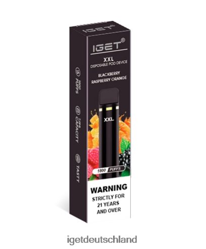 Iget Vape - iget xxl 8DP2BJ44 Brombeere, Himbeere, Orange