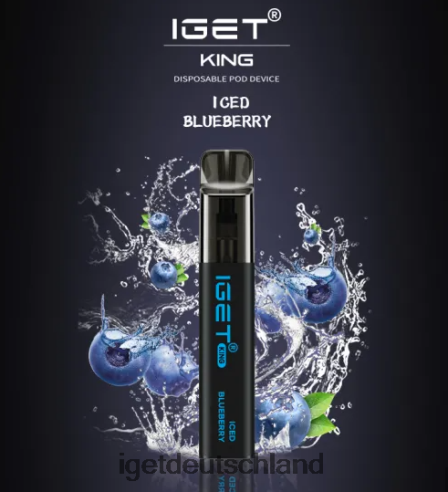 Iget Deutschland - Iget King – 2600 Züge 8DP2BJ555 eisgekühlte Blaubeere