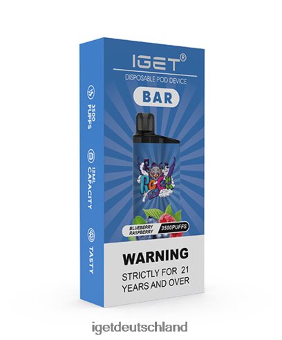 Online Iget Vapes - iget bar 8DP2BJ153 Blaubeer-Himbeere