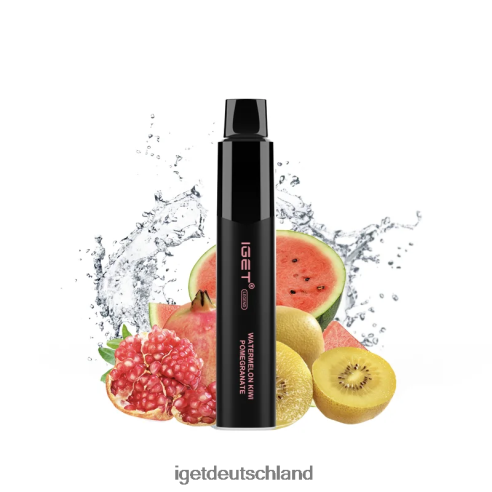 Iget Deutschland - iget Legend 4000 Züge 8DP2BJ336 Wassermelone, Kiwi, Granatapfel