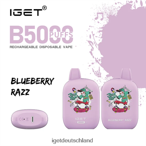Iget Online - iget b5000 8DP2BJ310 Blaubeer-Razz