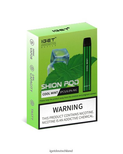 Iget Vape - 3 x Iget Shion 8DP2BJ11 frische Minze