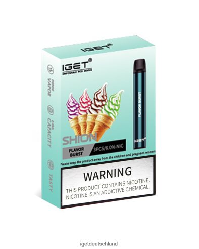 Iget Deutschland - 3 x Iget Shion 8DP2BJ13 Geschmacksexplosion