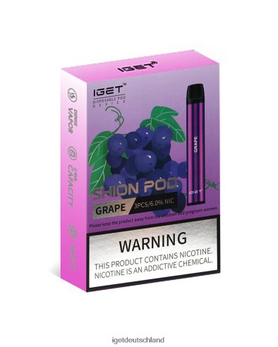 Iget Bar Germany - 3 x Iget Shion 8DP2BJ15 Traube
