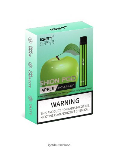 Iget Vape - 3 x Iget Shion 8DP2BJ1 Apfel
