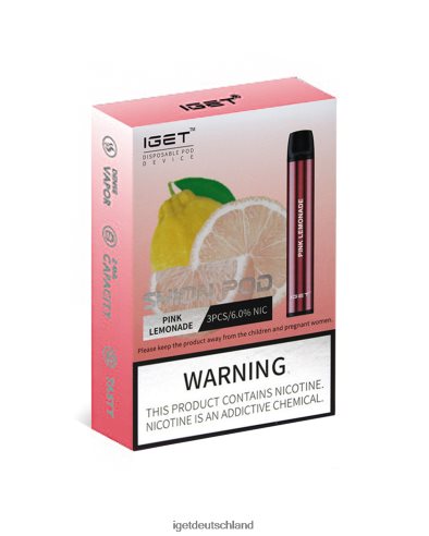 Iget Bar Germany - 3 x Iget Shion 8DP2BJ25 pinke Limonade