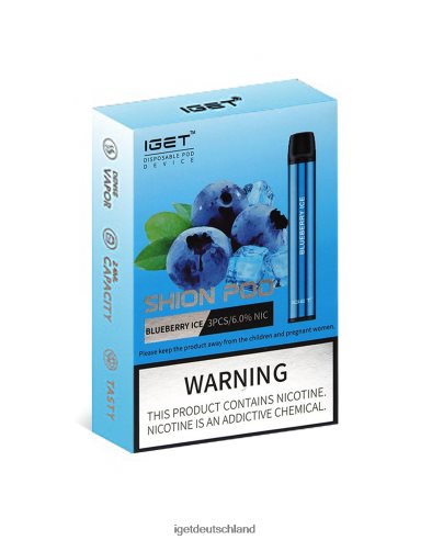 Iget Vape Germany - 3 x Iget Shion 8DP2BJ4 Blaubeereis